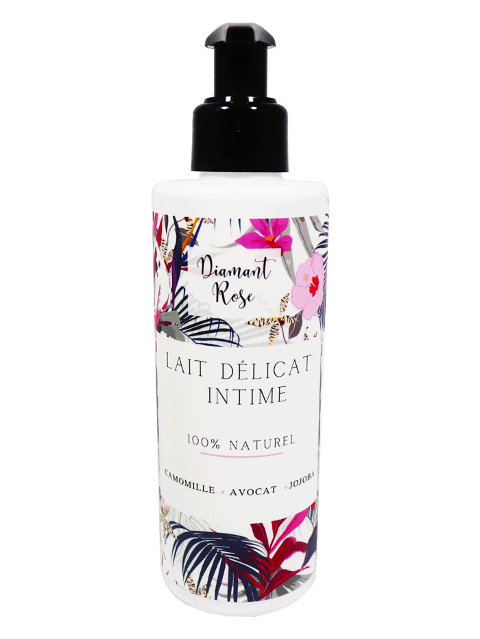 Lait Délicat Intime Lavant - Camomille & Avocat - Diamant Rose
