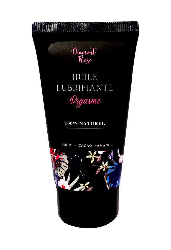 Huile Lubrifiante à l'Huile de Coco - Orgasme - Massage & Lubrifiant - Diamant Rose